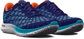Utcai futócipők Under Armour Men's UA Flow Velociti Wind 2 Sonar Blue/Citrus Blast/Blue Surf 44 Utcai futócipők - 2