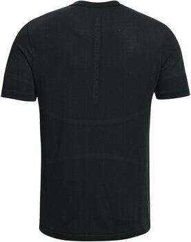 Fitness T-Shirt Under Armour Men's UA Rush Seamless Legacy Short Sleeve Black/Black L Fitness T-Shirt - 2