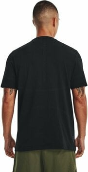 Fitness T-Shirt Under Armour Men's UA Rush Seamless Legacy Short Sleeve Black/Black L Fitness T-Shirt - 5