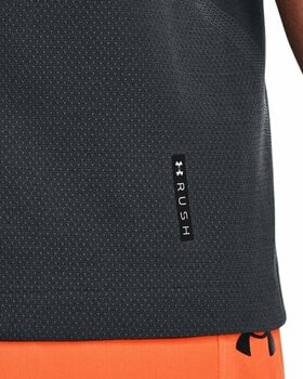 Majica za fitnes Under Armour Men's UA Rush Seamless Legacy Short Sleeve Pitch Gray/Black S Majica za fitnes - 3