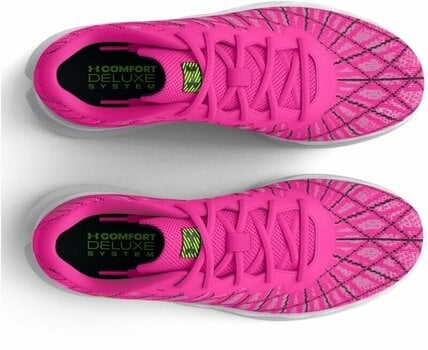 Weghardloopschoenen Under Armour Women's UA Charged Breeze 2 Running Shoes Rebel Pink/Black/Lime Surge 36 Weghardloopschoenen - 4