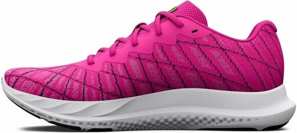 Löparskor Under Armour Women's UA Charged Breeze 2 Running Shoes Rebel Pink/Black/Lime Surge 36,5 Löparskor - 2
