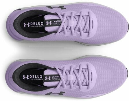Weghardloopschoenen Under Armour Women's UA Charged Pursuit 3 Tech Running Shoes Nebula Purple/Jet Gray 37,5 Weghardloopschoenen - 4
