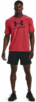 Fitness koszulka Under Armour Men's UA Sportstyle Logo Short Sleeve Chakra/Black S Fitness koszulka - 4