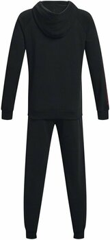 Fitness Sweatshirt Under Armour Men's UA Rival Fleece Suit Black/Chakra S Fitness Sweatshirt - 2