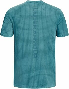 Fitness shirt Under Armour Men's UA Seamless Grid Short Sleeve Glacier Blue/Sonar Blue S Fitness shirt - 2