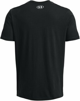 Träning T-shirt Under Armour Men's UA Camo Chest Stripe Short Sleeve Black/White S Träning T-shirt - 2