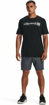 Fitness shirt Under Armour Men's UA Camo Chest Stripe Short Sleeve Black/White S Fitness shirt - 6