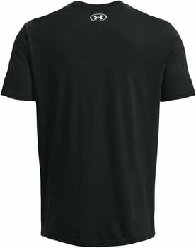 Träning T-shirt Under Armour Men's UA Camo Chest Stripe Short Sleeve Black/White M Träning T-shirt - 2