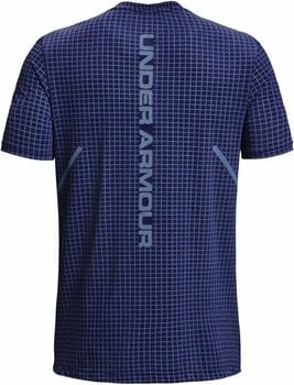 Fitness T-Shirt Under Armour Men's UA Seamless Grid Short Sleeve Sonar Blue/Gray Mist S Fitness T-Shirt - 2