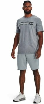 Fitness shirt Under Armour Men's UA Camo Chest Stripe Short Sleeve Steel Light Heather/White S Fitness shirt - 6