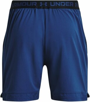 Fitness Trousers Under Armour Men's UA Vanish Woven 6" Shorts Blue Mirage/Black S Fitness Trousers - 2