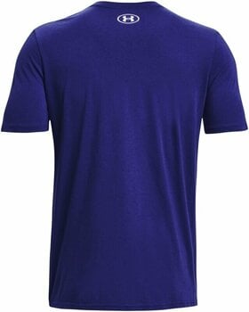 Fitness shirt Under Armour Men's UA Camo Chest Stripe Short Sleeve Sonar Blue/White S Fitness shirt - 2