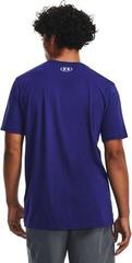 Fitness T-Shirt Under Armour Men's UA Camo Chest Stripe Sonar Blue/White S Fitness T-Shirt - 4