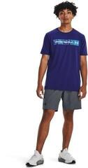 Fitness T-Shirt Under Armour Men's UA Camo Chest Stripe Sonar Blue/White S Fitness T-Shirt - 5