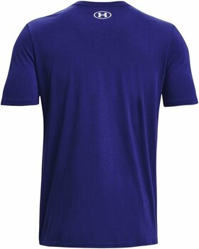 Fitness shirt Under Armour Men's UA Camo Chest Stripe Short Sleeve Sonar Blue/White L Fitness shirt - 2