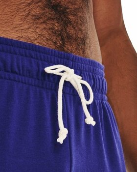 Fitness spodnie Under Armour Men's UA Rival Terry Joggers Sonar Blue/Onyx White XL Fitness spodnie - 3