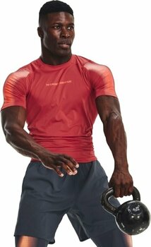 Fitness tričko Under Armour Men's UA HeatGear Armour Novelty Short Sleeve Chakra/After Burn 2XL Fitness tričko - 6