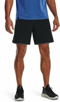 Fitness Trousers Under Armour Men's UA HIIT Woven 8" Shorts Black/Pitch Gray L Fitness Trousers - 5