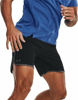 Fitness Trousers Under Armour Men's UA HIIT Woven 8" Shorts Black/Pitch Gray L Fitness Trousers - 7