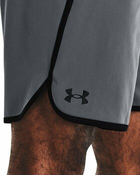 Fitness Hose Under Armour Men's UA HIIT Woven 8" Shorts Pitch Gray/Black S Fitness Hose - 3