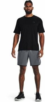 Fitness Hose Under Armour Men's UA HIIT Woven 8" Shorts Pitch Gray/Black S Fitness Hose - 6