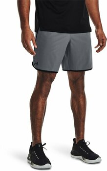 Fitness Trousers Under Armour Men's UA HIIT Woven 8" Shorts Pitch Gray/Black M Fitness Trousers - 4