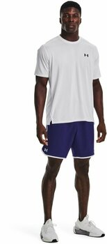 Fitness spodnie Under Armour Men's UA HIIT Woven 8" Shorts Sonar Blue/White 2XL Fitness spodnie - 7