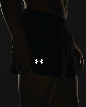 Tekaške kratke hlače Under Armour Men's UA Launch Split Performance Short Black/Reflective M Tekaške kratke hlače - 8