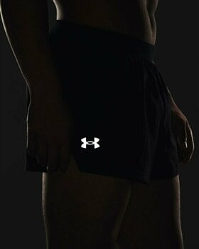 Pantalones cortos para correr Under Armour Men's UA Launch Split Performance Short Black/Reflective XL Pantalones cortos para correr - 8