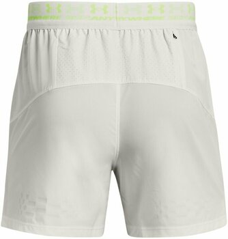 Running shorts Under Armour Men's UA Run Anywhere Short Gray Mist/Lime Surge/Reflective L Running shorts - 2