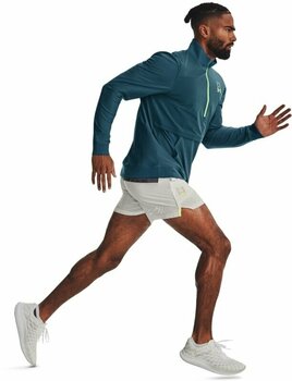 Running shorts Under Armour Men's UA Run Anywhere Short Gray Mist/Lime Surge/Reflective L Running shorts - 8