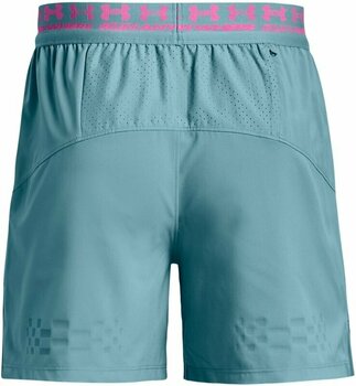 Shorts de course Under Armour Men's UA Run Anywhere Short Still Water/Rebel Pink/Reflective 2XL Shorts de course - 2