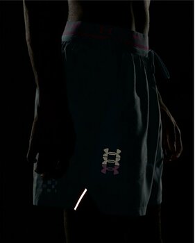 Running shorts Under Armour Men's UA Run Anywhere Short Still Water/Rebel Pink/Reflective 3XL Running shorts - 8