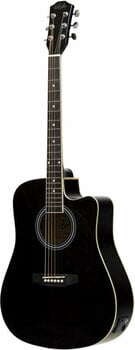 Dreadnought Elektro-Akustikgitarren De Salvo AG1CEQBK Black Dreadnought Elektro-Akustikgitarren - 3