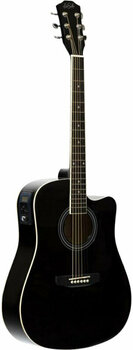 Dreadnought Elektro-Akustikgitarren De Salvo AG1CEQBK Black Dreadnought Elektro-Akustikgitarren - 4