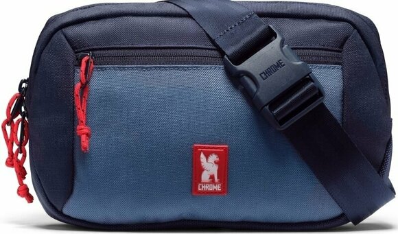 Wallet, Crossbody Bag Chrome Ziptop Waistpack Navy Tritone Waistbag - 2