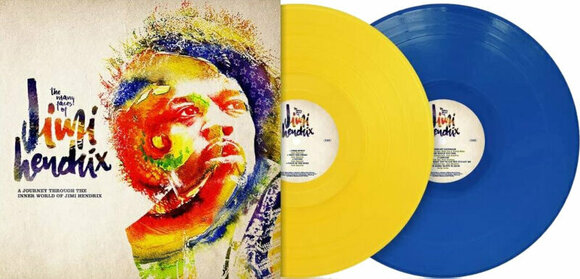 Disco de vinilo Various Artists - Many Faces Of Jimi Hendrix (Yellow & Blue Coloured) (180g) (2 LP) Disco de vinilo - 2