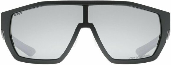 Udendørs solbriller UVEX MTN Style P Black Matt/Polarvision Mirror Silver Udendørs solbriller - 2