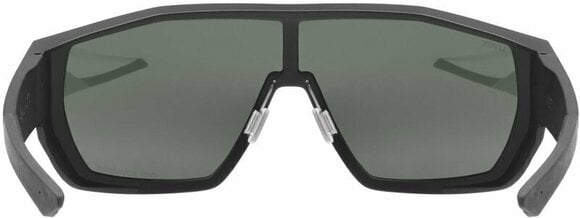 Gafas de sol al aire libre UVEX MTN Style P Black Matt/Polarvision Mirror Silver Gafas de sol al aire libre - 3