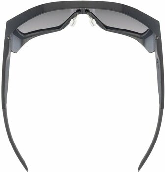 Udendørs solbriller UVEX MTN Style P Black Matt/Polarvision Mirror Silver Udendørs solbriller - 5