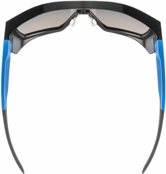 Outdoor Sunglasses UVEX MTN Style P Black/Blue Matt/Polarvision Mirror Blue Outdoor Sunglasses - 5