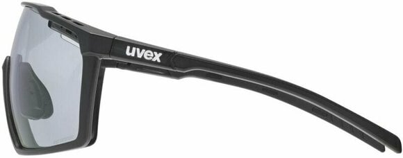 Cycling Glasses UVEX MTN Perform V Black Matt/Variomatic Litemirror Blue Cycling Glasses - 4