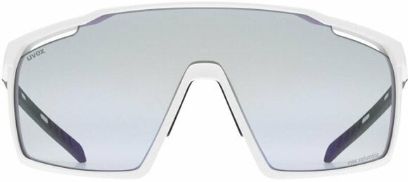 Cycling Glasses UVEX MTN Perform V White Matt/Variomatic Litemirror Blue Cycling Glasses - 2