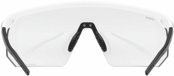 Fietsbril UVEX Pace One V White Matt/Variomatic Litemirror Silver Fietsbril - 3