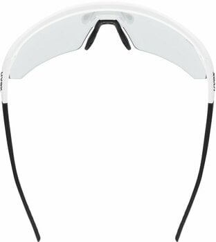 Cycling Glasses UVEX Pace One V White Matt/Variomatic Litemirror Silver Cycling Glasses - 5