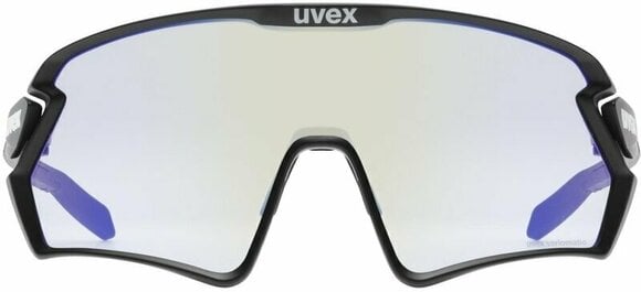Fahrradbrille UVEX Sportstyle 231 2.0 V Black Matt/Variomatic Litemirror Blue Fahrradbrille (Beschädigt) - 3