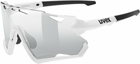 Cycling Glasses UVEX Sportstyle 228 V White Mat/Variomatic Silver Cycling Glasses - 2