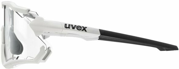 Cycling Glasses UVEX Sportstyle 228 V White Mat/Variomatic Silver Cycling Glasses - 7