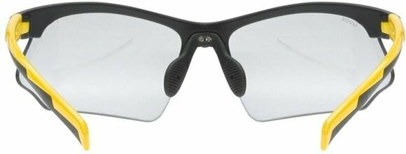 Occhiali da ciclismo UVEX Sportstyle 802 V Black Matt/Sunbee/Variomatic Smoke Occhiali da ciclismo - 3